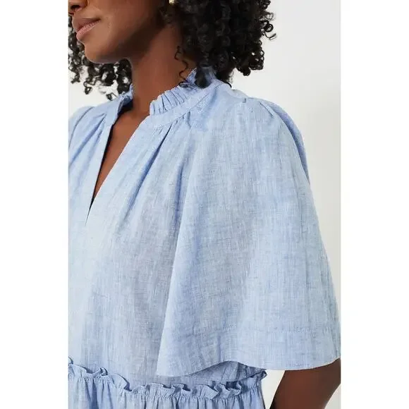TUCKERNUCK Chambray Crawford Dress Size M NWT Retail $148 Tuckernuck - Picture 5 of 8